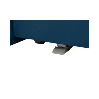 Sofá de dos plazas Bunio III convertible con arcón azul