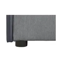 Sofá cama Kelo con arcón gris