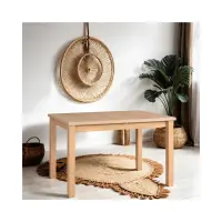 Mesa extensible rectangular Melan 120-150/80 roble sonoma