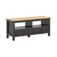 Mueble RTV Hesen 137 cm con 2 cajones grafito