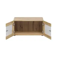 Vitrina System 64 con 2 puertas roble coast evoke