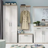 Cómoda Romance 96 cm con 2 puertas y 2 cajones alerce sibiu claro