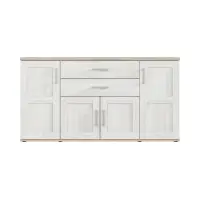 Cómoda Romance 186 cm con 4 puertas y 2 cajones alerce sibiu claro