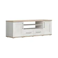 Mueble TV Romance 152 cm con 2 puertas y 2 cajones alerce sibiu claro