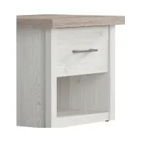 Mesita de noche Luca Juzi 51 cm con cajón alerce sibiu claro/roble sonoma oscuro