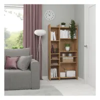 Estantería Benny 80 cm 8 estantes roble artisan