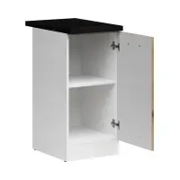 Armario de cocina inferior Junona Line 40 cm derecha roble delano claro con encimera