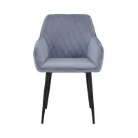 Krzesło tapicerowane Stu szare