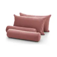 Juego de almohadas para cama Joy rosa