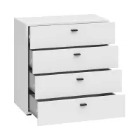 Комод System 64 з 4 шухлядами білий