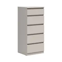 Cómoda Tetrix 50 cm con 5 cajones cachemira