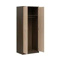 Armario de dos puertas Nepo Plus 80 cm roble noble/roble sonoma