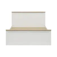 Cama Loksa A 160x200 pino andersen blanco