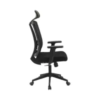 Silla giratoria Nao negra