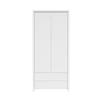 Estantería Kaspian 90 cm con 2 puertas y 2 cajones blanca