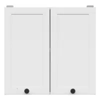 Armario superior de cocina Junona Line 80 cm de dos puertas blanco