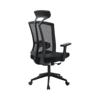 Silla giratoria Nao negra