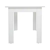 Стол прямоугольный STO/138 BIS 137x80 белый альпийский