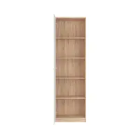 Estantería Nepo Plus 60 cm con puertas roble sonoma/blanco