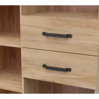 Vitrina Lara 90 cm con 2 puertas fresno belarus