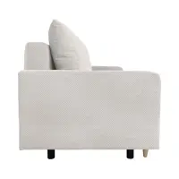 Sofá de tres plazas Sigma convertible con arcón beige