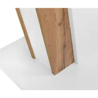 Mesa extensible Zalder 120/160x68 roble wotan/blanco
