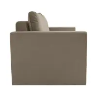 Диван двухместный Bunio III раскладной с ящиком коричневый