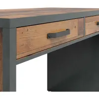 Desk Weston 120 cm with 2 drawers old style pine