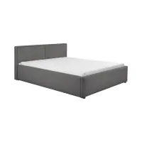 Cama tapizada Nedin 160x200 gris