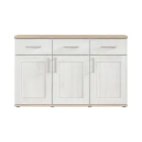 Cómoda Romance 140 cm con 3 puertas y 3 cajones alerce sibiu claro