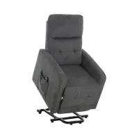 Sillón tradicional Grand con función relax gris