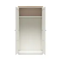 Шкаф двухдверный Frija 103 см сосна андерсен белая