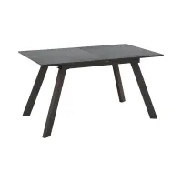 Mesa extensible Heiko 140-180x80 gris-negro