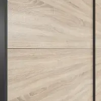 Armario de puertas correderas Tetrix 183 cm roble sonoma