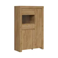 Vitrina Holten 98 cm con 3 puertas roble waterford