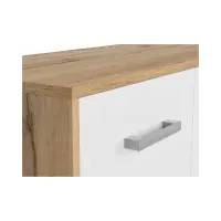 Armario Matos 80 cm de dos puertas roble wotan/blanco