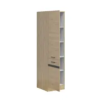 Mueble de cocina bajo Junona Line 50 cm alto izquierdo roble bernstein