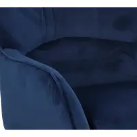 Sillón orejero Samon azul marino