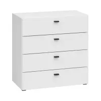 Cómoda System 64 con 4 cajones blanca