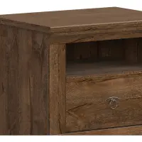 Mesita de noche Patras 58 cm con cajón roble april