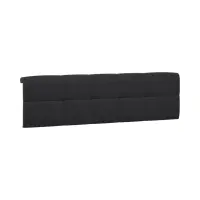 Panel tapizado para cama Tetrix 140 cm negro