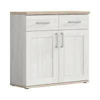 Cómoda Romance 96 cm con 2 puertas y 2 cajones alerce sibiu claro