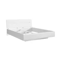 Cama Azteca Trio 160x200 blanco brillo