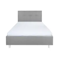 Cama tapizada Mala gris 120x200