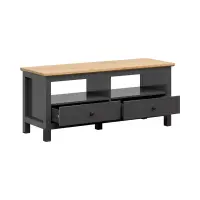 Mueble RTV Hesen 137 cm con 2 cajones grafito