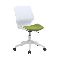 Silla giratoria Kili blanco - verde