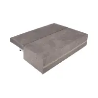 Sofá de tres plazas Mata con función de dormir y arcón beige