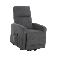 Sillón tradicional Grand con función relax gris