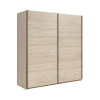Armario de puertas correderas Tetrix 183 cm roble sonoma
