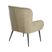 Sillón orejero Samon beige